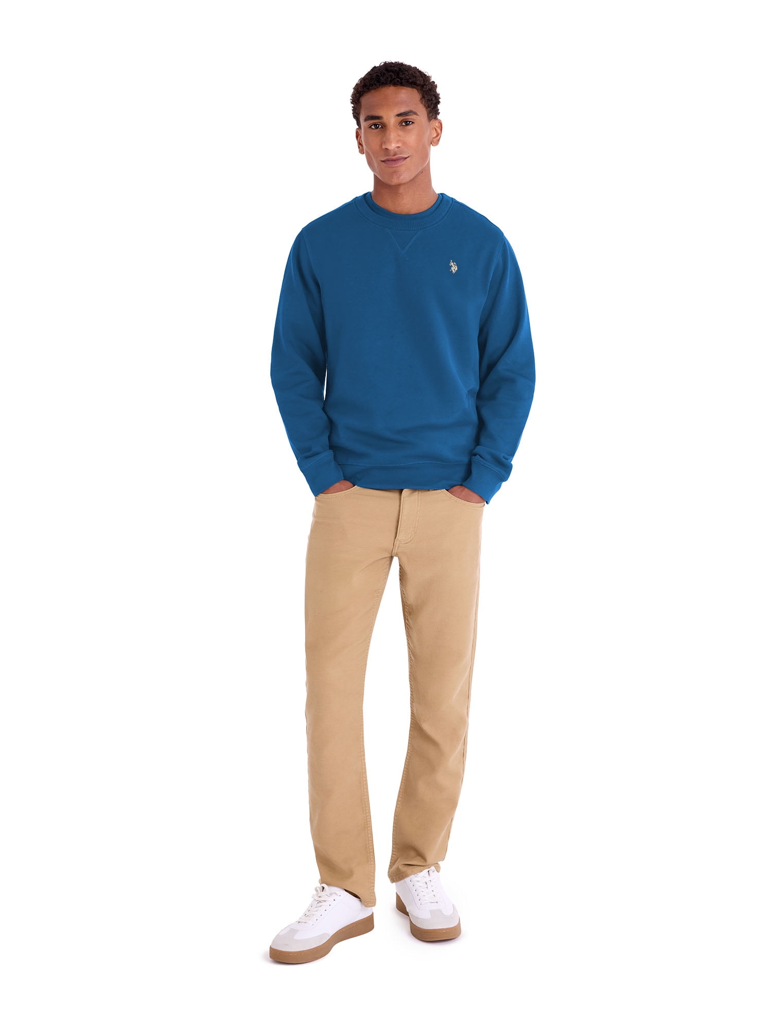 U.S. Polo Assn. Men's Crewneck Fleece Sweatshirt