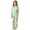 p-373Mint Green967, variant on CAIVO Kids Halloween 2 Piece Pajama Sets Short Sleeve Lapel Button Down Shirts Blouse Tops With Pants Girls Autumn Casual Home Wear Loungewear