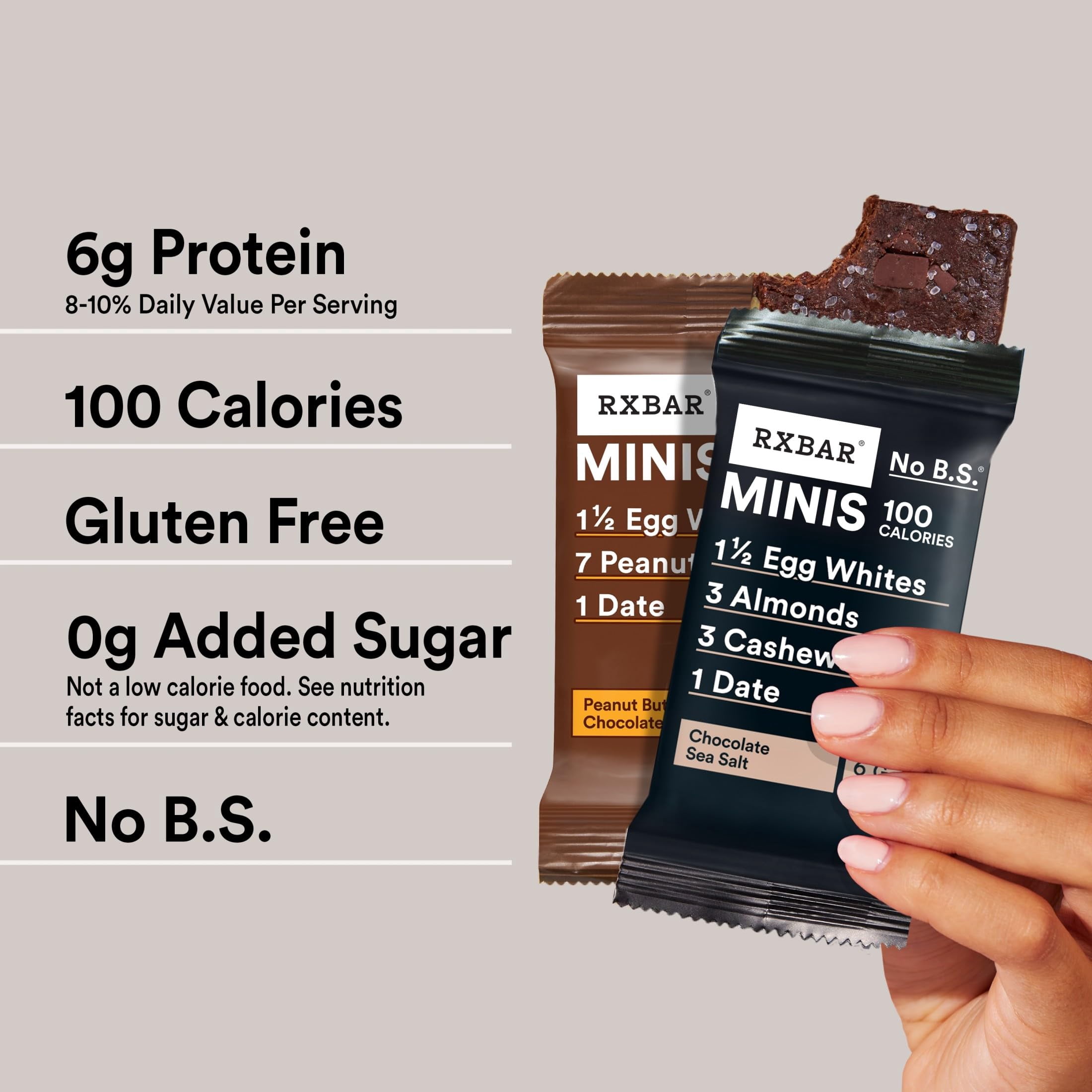 RXBAR Minis Protein Bars, Protein Snack, Snack Bars, Variety Pack