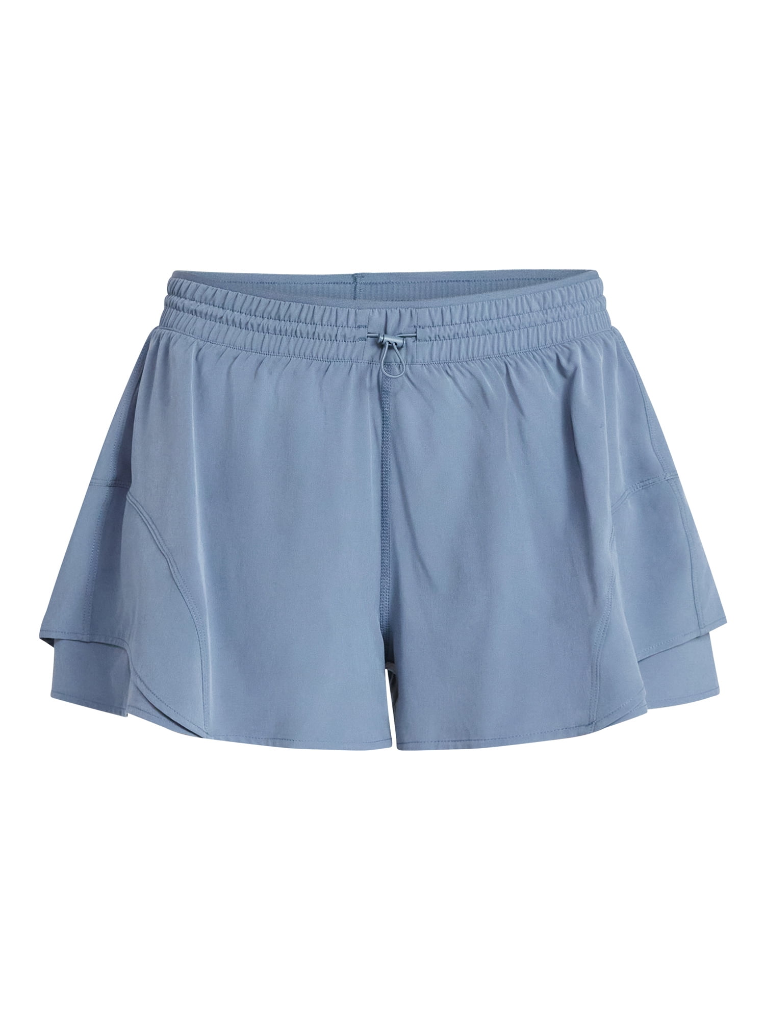 Avia Women's and Women's Plus Flounce Running Shorts, Sizes XS-4X