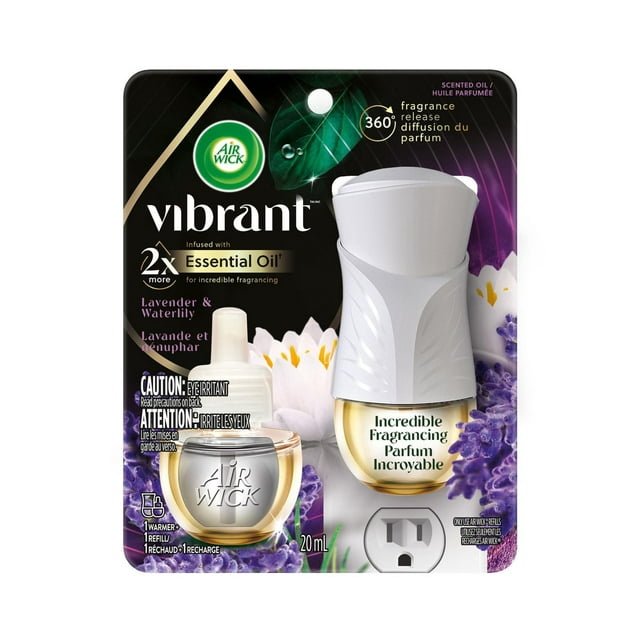 AIR WICK® SCENTED OIL - Kit - 1+1 Vibrant™ Lavender and Waterlily