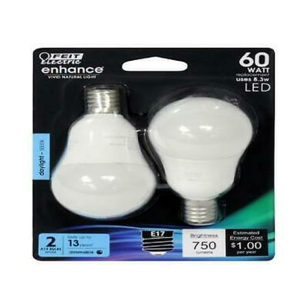 

1PK Feit Electric BPA1560N/950CA2 Enhance Dimmable A15 LED Bulb 8.3 W