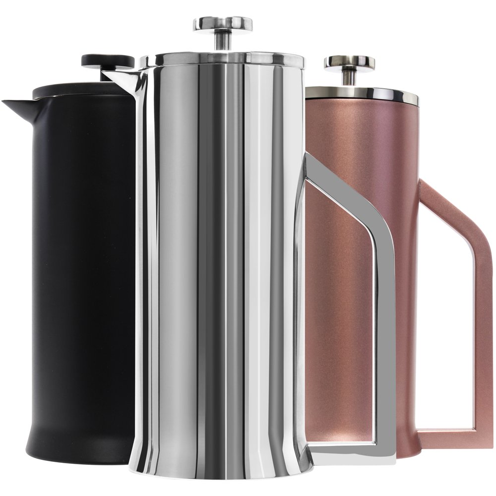 Lafeeca French Press Coffee Maker Stainless Steel Double Wall Vacuum
