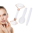 thumbnail image 1 of Ensemble de Rouleaux de Jadestone, Kit d'Outils de Rouleau de Jadestone, Utilisation Confortable pour la Relaxation du Visage, Vert, Blanc, 1 of 7