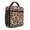 Black and Orange, variant on Blue Leopard Print Pattern Insulated Lunch Bag Teens,Lunch Box for Men Women for Work,Picnic or Travel,10.2x9.5x4.3 Inches,8 Can Capacity