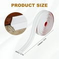 thumbnail image 2 of Wall Corner Protector, 0.8 in x 10 ft Peel and Stick Molding Trim Wall Edge Guard, Flexible Self-Adhesive Inside & Outside Corner Trim Strip for Edge Ceiling, White, 2 of 7