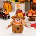 thumbnail image 4 of SHIMELE Harvest Season Scarecrow Doll Pendant Mini Pumpkin Decorations Sunflower Maple Leaf Fall Ornaments for Thanksgiving Home Decor, 4 of 6