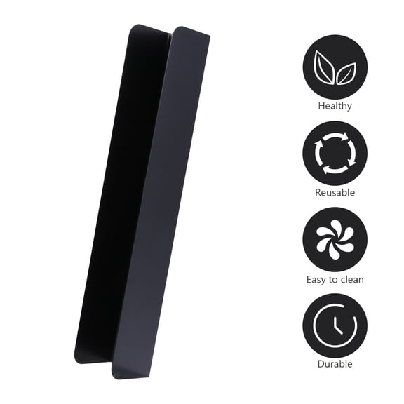 DEEPCRAFF Heat Conductive Loaf Pan, Black Carbon Steel, Non-Stick for Baking