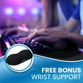 Everlasting Comfort Gaming Mouse Pad, Wrist Support, Waterproof, 14