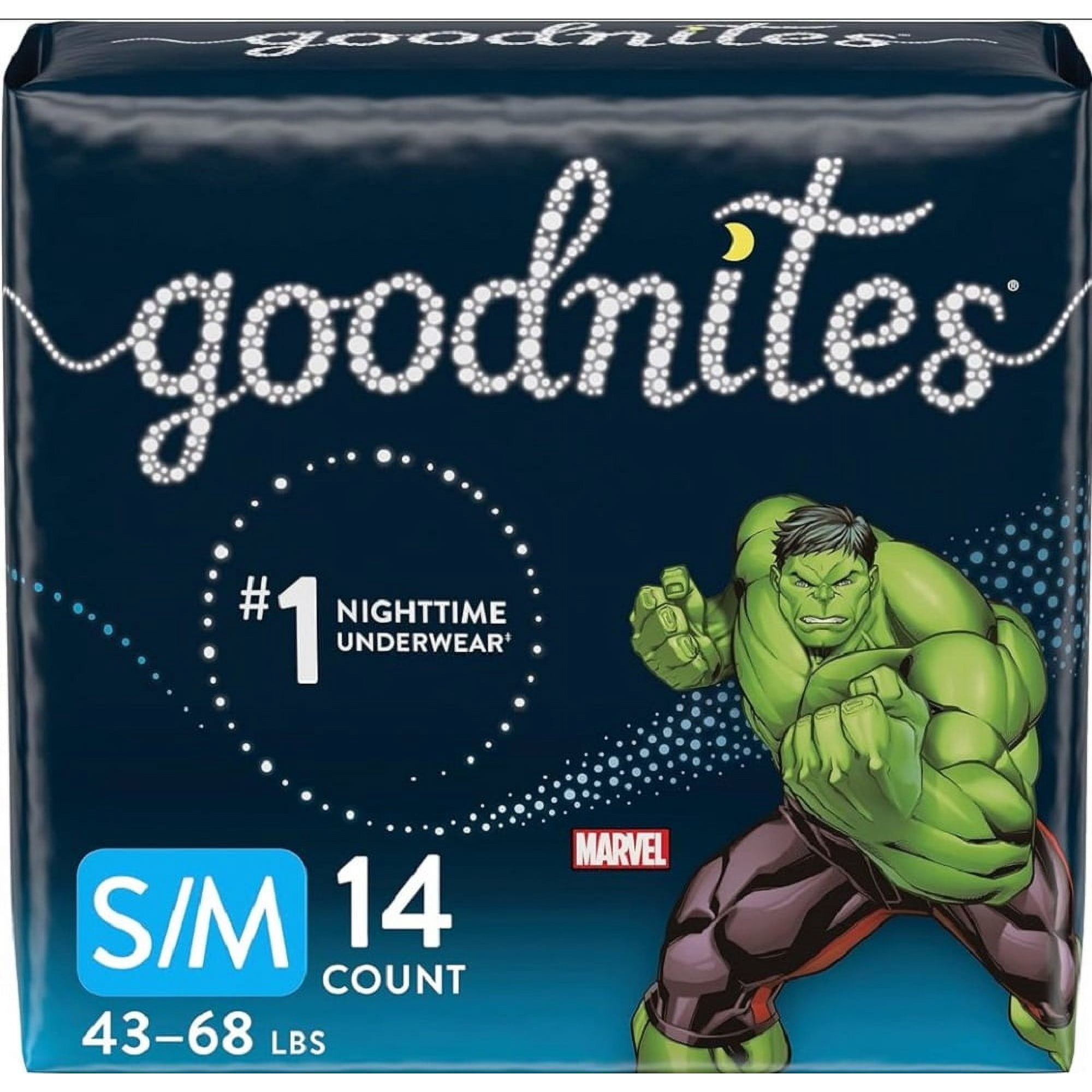 GoodNites Boys' NightTime Underwear (Pack of 4)