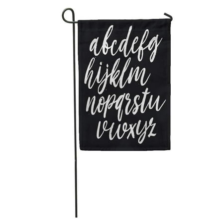 Custom Garden Flag Banner KDAGR Hand Made Alphabet Exclusive Custom Letters Lettering and for Designs Garden Flag Decorative Flag House Banner 28x40 inch ()