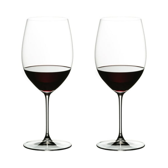 Riedel Veritas Dishwasher Safe Crystal Cabernet/Merlot Wine Glass (2 Pack)