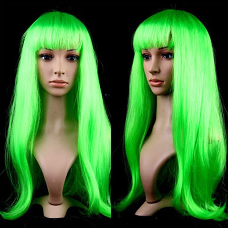 Long Straight Hair Wig Green 8 Long Straight Hair Wig Green 8