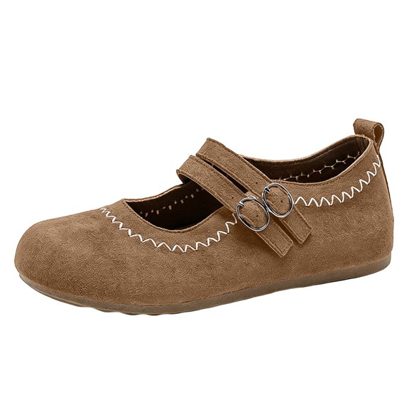 Wensltd Women Shoes Slip On Loafers Solid Color Spring Fall for Daily Office Wear