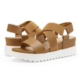 thumbnail image 2 of Sandalias de Cuña DREAM PAIRS CHARLIE-5 Camel Talla 9.5, 2 of 8