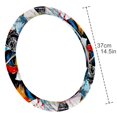 thumbnail image 4 of Lce Hockey 14.5 Inch Printing PVC Leather Steering Wheel Cover Car Wheel Cover Auto Accessories, 4 of 6