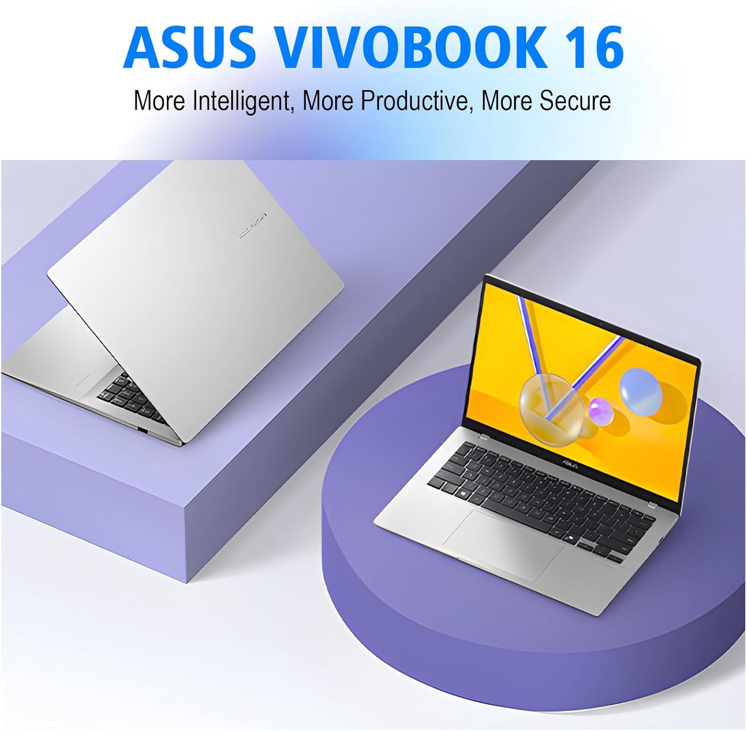 ASUS Vivobook 16 Laptop, 16" FHD+ WUXGA 60Hz Copilot+ PC, Qualcomm Snapdragon X(8-Core), 16GB LPDDR5 RAM, 1TB SSD, Wi-Fi 6E, Windows 11 Pro Notebook, USB HUB, Cool Silver