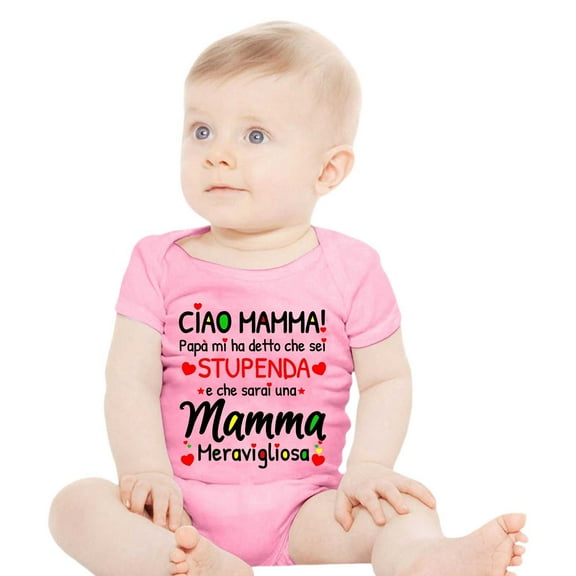 Baby Romper Letter Print Girls Summer Outfits Short Sleeve Preemie Clothes Girl Baby Girl Outfits Plain Color 0-3 Months Baby Girls Clothes