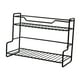 thumbnail image 2 of Estante de almacenamiento para el hogar, organizador multifunción para tocador de baño, especiero para cocina Negro, 2 of 7