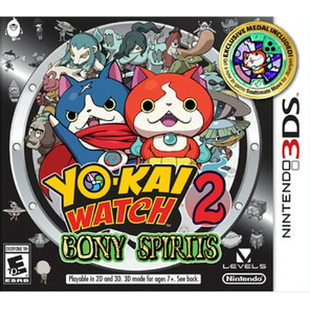 UPC 045496744045 product image for Yo-Kai Watch 2 Bony Spirts (Nintendo 3DS) | upcitemdb.com