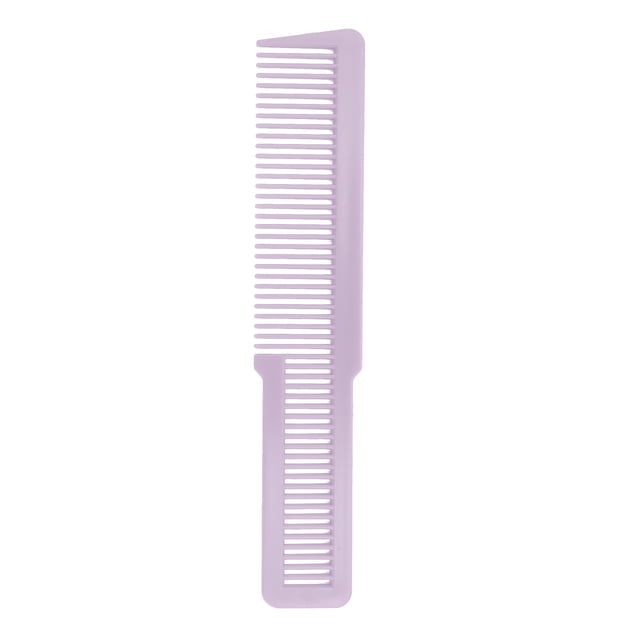 Ofertas Únicas 1pc Peine Doble Cabeza Duradero para Mujeres para Cabello Rizado, Grueso, Lacio y Ondulado de Plástico Color Púrpura Claro