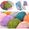 thumbnail image 4 of 1Roll T-Shirt Yarn Knitting Yarn Fabric Crochet Cloth for Summer Hand DIY Bag Blanket Cushion Crocheting Projects 100g, 4 of 5