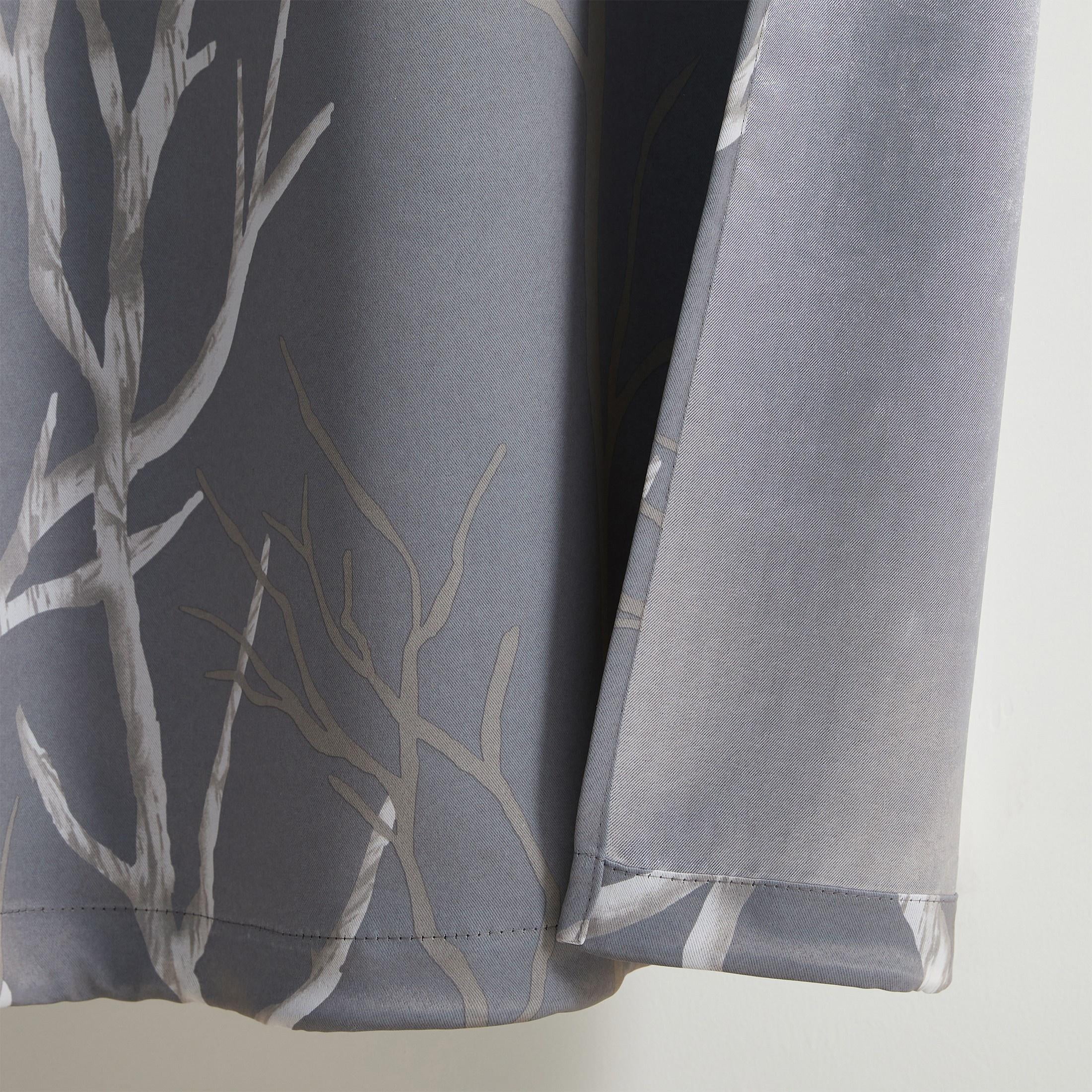 VCNY Home Kingdom Grey Branch Grommet Blackout Curtain, 40" x 95"