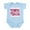 Sky Blue, variant on CafePress - Warrior Princess Infant Bodysuit - Baby Light Bodysuit, Size Newborn - 24 Months
