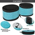 thumbnail image 3 of PetAmi Collapsible Dog Food and Water Bowls, 2 Travel Bowls Kit, Portable Pet Dish No Spill, Foldable Lightweight BPA Free Leakproof, Camping Hunting Hiking Walking Outdoor Gear Accessories, Teal Blue, 3 of 7