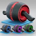 thumbnail image 5 of Rouleau de Roue avec Ressort de Résistance, Rebond Automatique Exercice Abdominal Roues Ultra-Larges Entraînement Physique pour Gym & Maison, Rouleau d'Entraînement de Force, 5 of 5