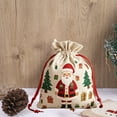 thumbnail image 6 of ToyKingdee Christmas Santa Sack - Soft Linen Christmas Drawstring Gift Bag for Gifts, Toys, Candy Storage, 6 of 6