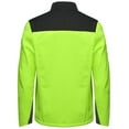 thumbnail image 2 of Little Donkey Andy Men's Softshell Grid Fleece Lined Hiking Jacket Water Repellent Lightweight Travel Running Fluorescent Yellow M, 2 of 6
