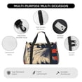 thumbnail image 4 of Disketp American Bald Eagle A Bolsa de Viaje Tipo Duffle, Bolso de Mano para Fin de Semana para Mujer, Bolsa de Gimnasio Ligera para Hombre, Esencial para Viajes, 4 of 7