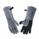 thumbnail image 4 of Guantes de Soldadoura de Fragua, Guantes de Barbacoa de Protectura de la Costura de la Piel de Vaca Resistente A Alta Temperatura para Hornear para Hornear, 4 of 8