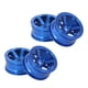 thumbnail image 3 of Llantas de aleación de aluminio y metal 4x 5-6 radios para escala 1/10 en coche Azul Sunnimix Llanta de rueda de coche RC, 3 of 8