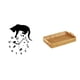 thumbnail image 1 of Reloj colgante silencioso con forma de gato y cesta de frutas tejida, con mecanismo silencioso para sala de estar, comedor, , escuela, es, 1 of 8