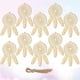 thumbnail image 5 of 20 piezas de red atrapasueños para decoración del hogar, colgante de madera, adornos creativos de pared, atrapasueños (beige, cuarto patrón), 5 of 7