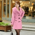 thumbnail image 2 of Vedolay Coat Women Fall Coat Jacket Coat Open Front Cardigan 2023 Pink,L, 2 of 5