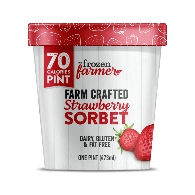 The Frozen Farmer Strawberry Sorbet 16oz