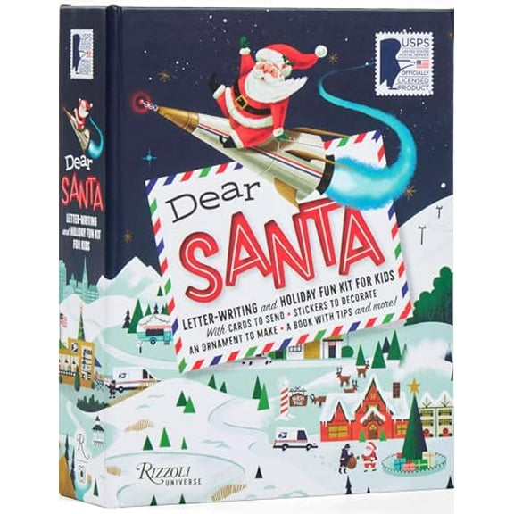 Pre-Owned Dear Santa: Letter-Writing and Holiday Fun Kit for Kids Paperback