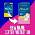 thumbnail image 4 of CAREFREE® Ultra Thin Pads, Regular Pads With Wings, 28ct, 4 of 9