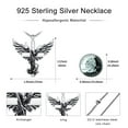 Coachuhhar St Michael Necklace 925 Sterling Silver Saint Archangel Michael Pendant Necklace