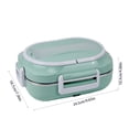 thumbnail image 3 of Wzzjkit Three Compartments Leakage Proof Heating Electrical Lunch Box Plug in Heat Preservation Two in One Lunch Box, 3 of 6