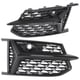 thumbnail image 4 of Malla de panal negra brillante para parrillas de luz antiniebla estilo RS6 aptas para A6 C8 S6 2019 2020 (negro mate negro brillante), 4 of 12