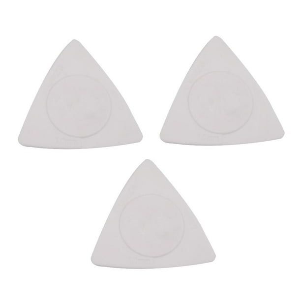 3 piezas de púas de guitarra eléctrica acústica para accesorios de piezas de guitarra Blanco
