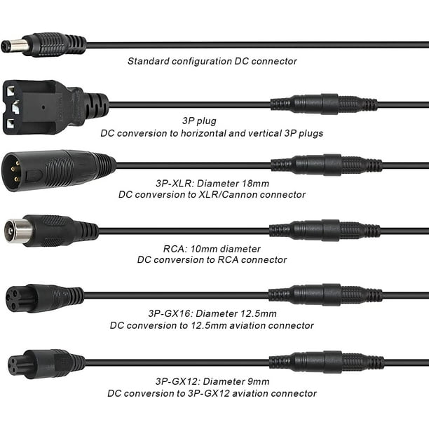 Chargeur 42V / 2A (connecteur GX12-3p 8mm) - Chargeurs électriques
