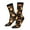 2 Black-1, variant on Bee and Honey Print Adult Socks for Men & Women,Calf Socks, Ankle Socks,Boots Socks,Breathable Casual Sock,Unisex Crew Socks