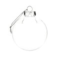 thumbnail image 2 of (6pc 8cm with lanyard) PET Plastic Transparent Christmas Ball Gift Christmas Tree Pendant, 2 of 13