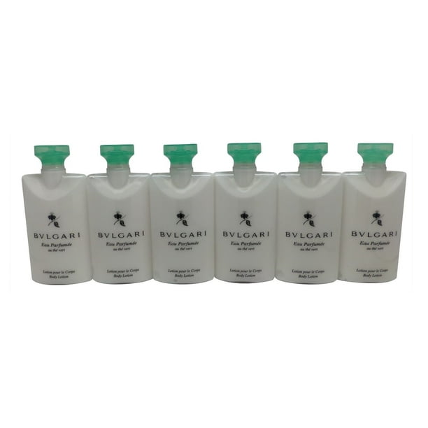 Bvlgari au the vert Green Tea Body Lotion lot of 6 each 2.5oz Total of