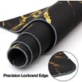 thumbnail image 5 of XXL Large Gaming Laptop Mouse Pad,Black Marble Game pad, Big Gold Desk Pads PC Keyboard Waterproof and Non-Slip 31.06 x 11.8inches 3mm Thick Rubber Table Mat,Nagoya Castle,Tower, 5 of 7